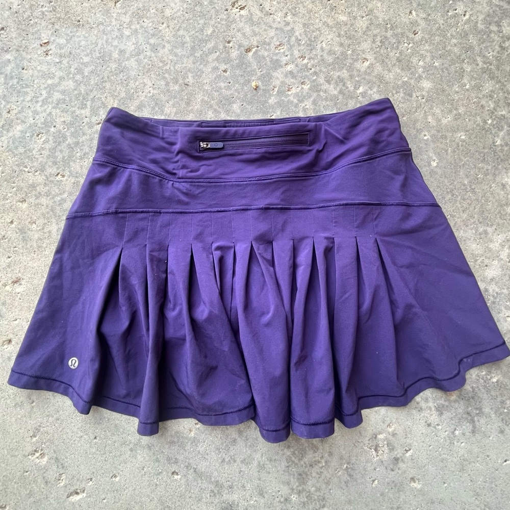 lululemon tennis skirt high rise size 6